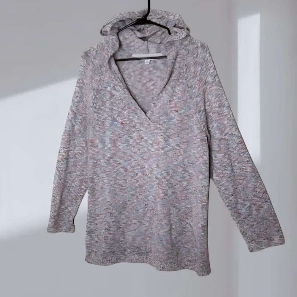 J.Jill Hooded Knit Sweater Tunic (Women’s Large)